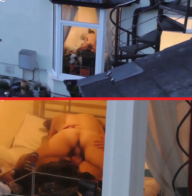 Öğrenci Evinde Sikişirken Pencereden İfşa Oldular