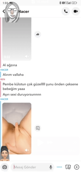 Snapten Düşürdüğü Hatunları Arşivlemiş Türk ifşa